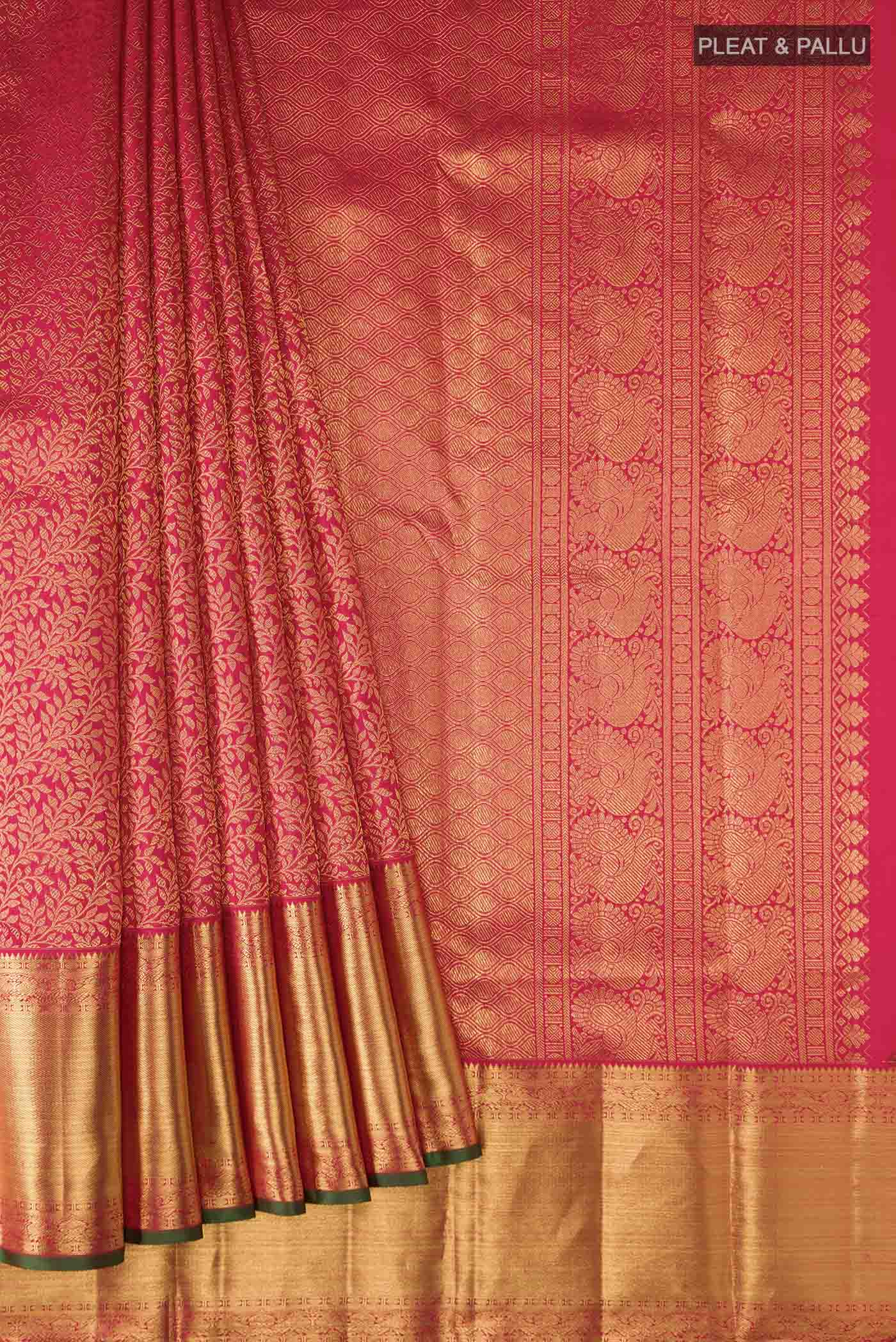 pleats pallu