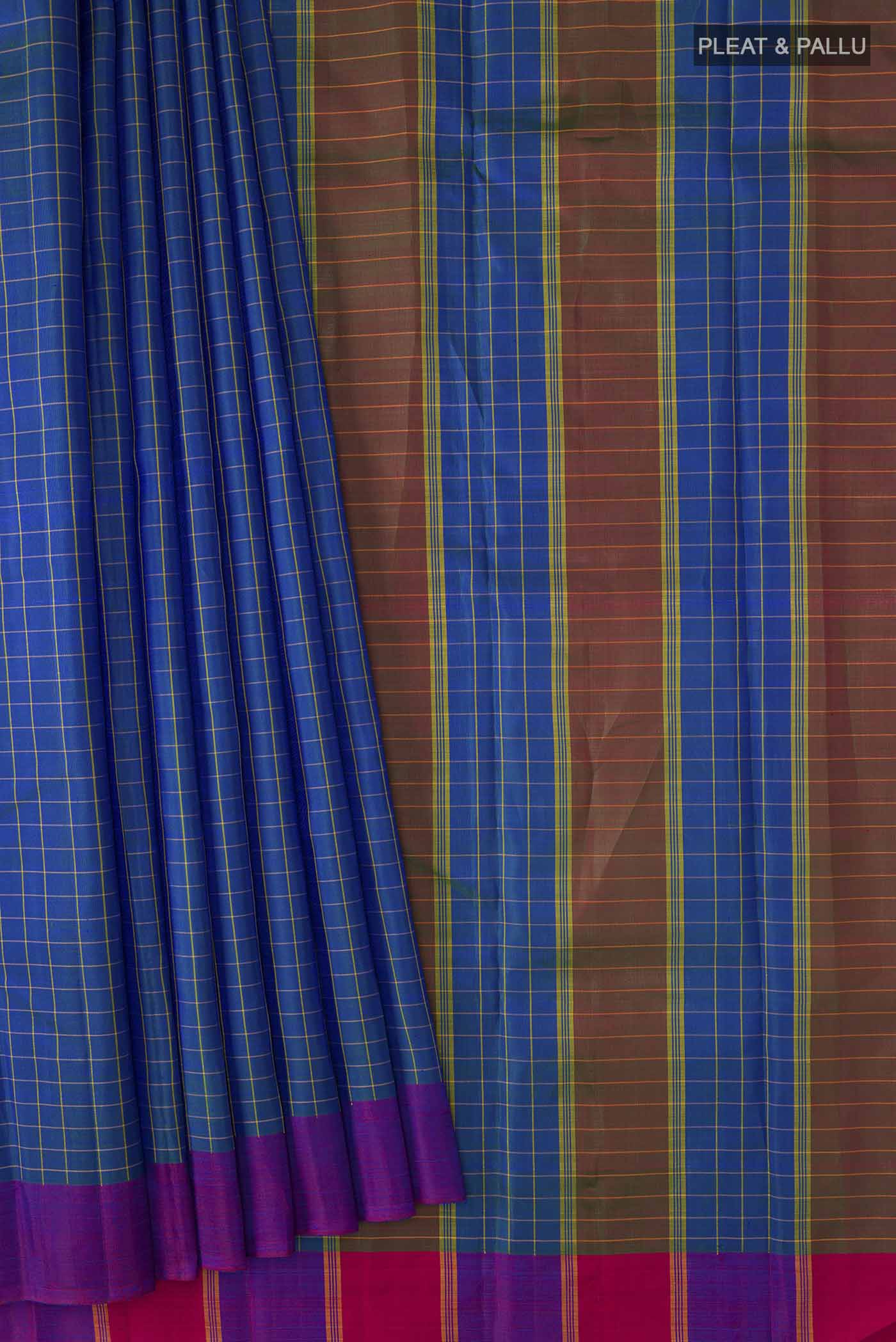 pleats pallu