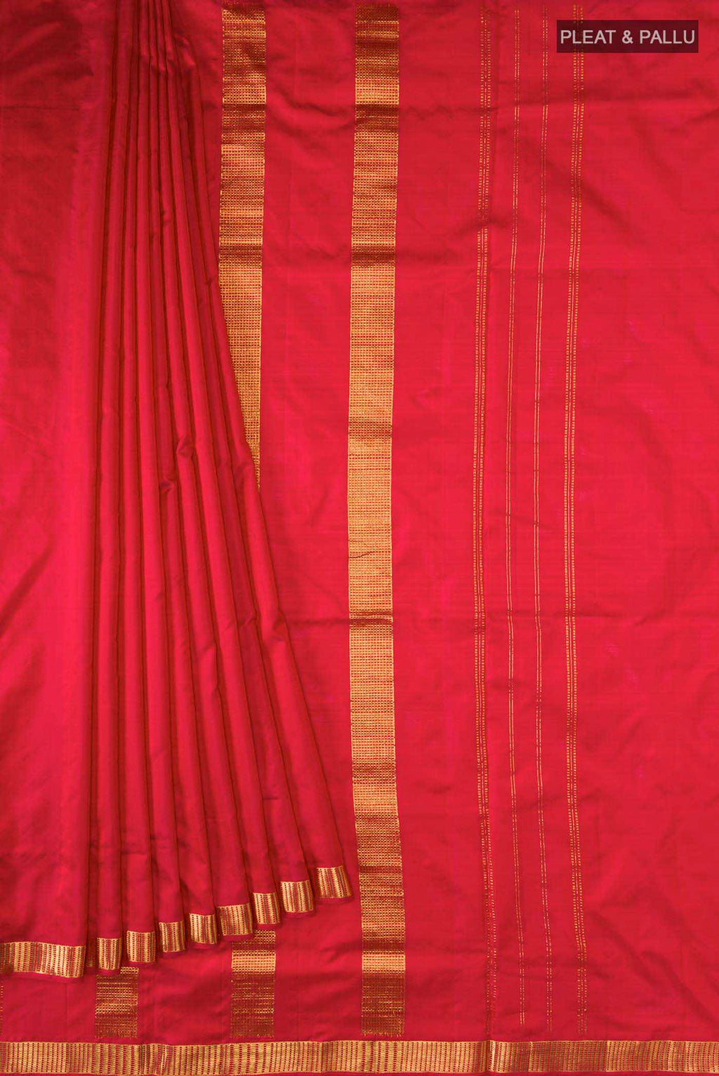 pleats pallu