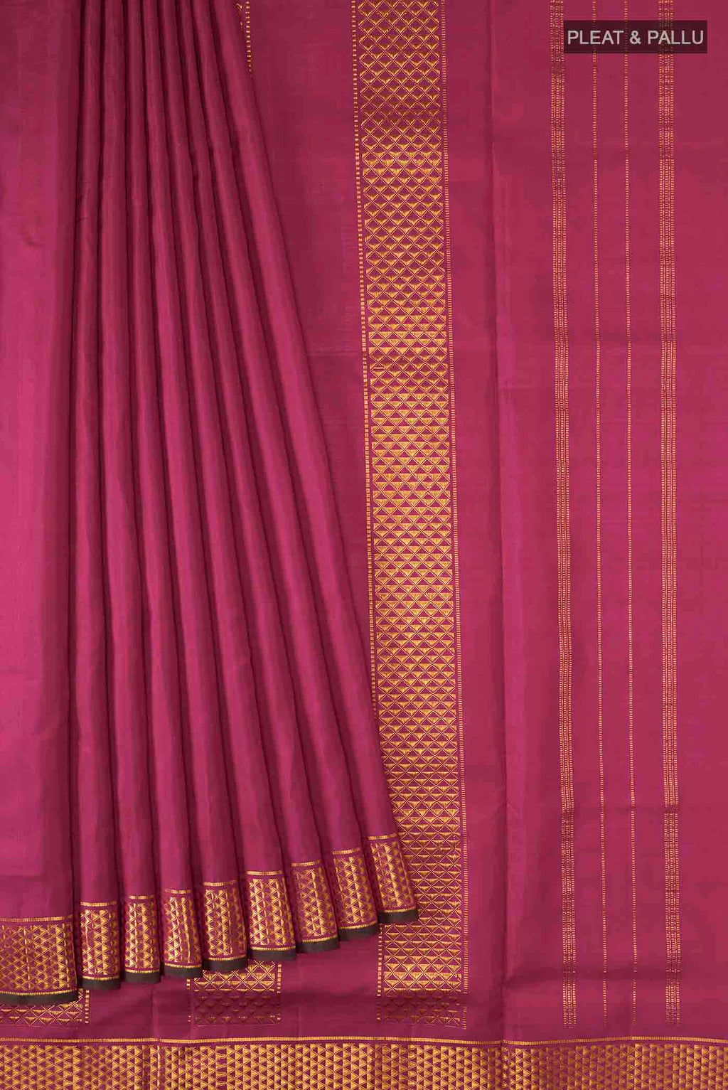 pleats pallu