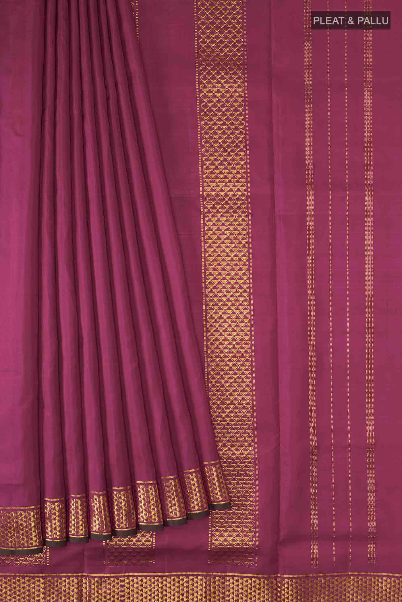pleats pallu