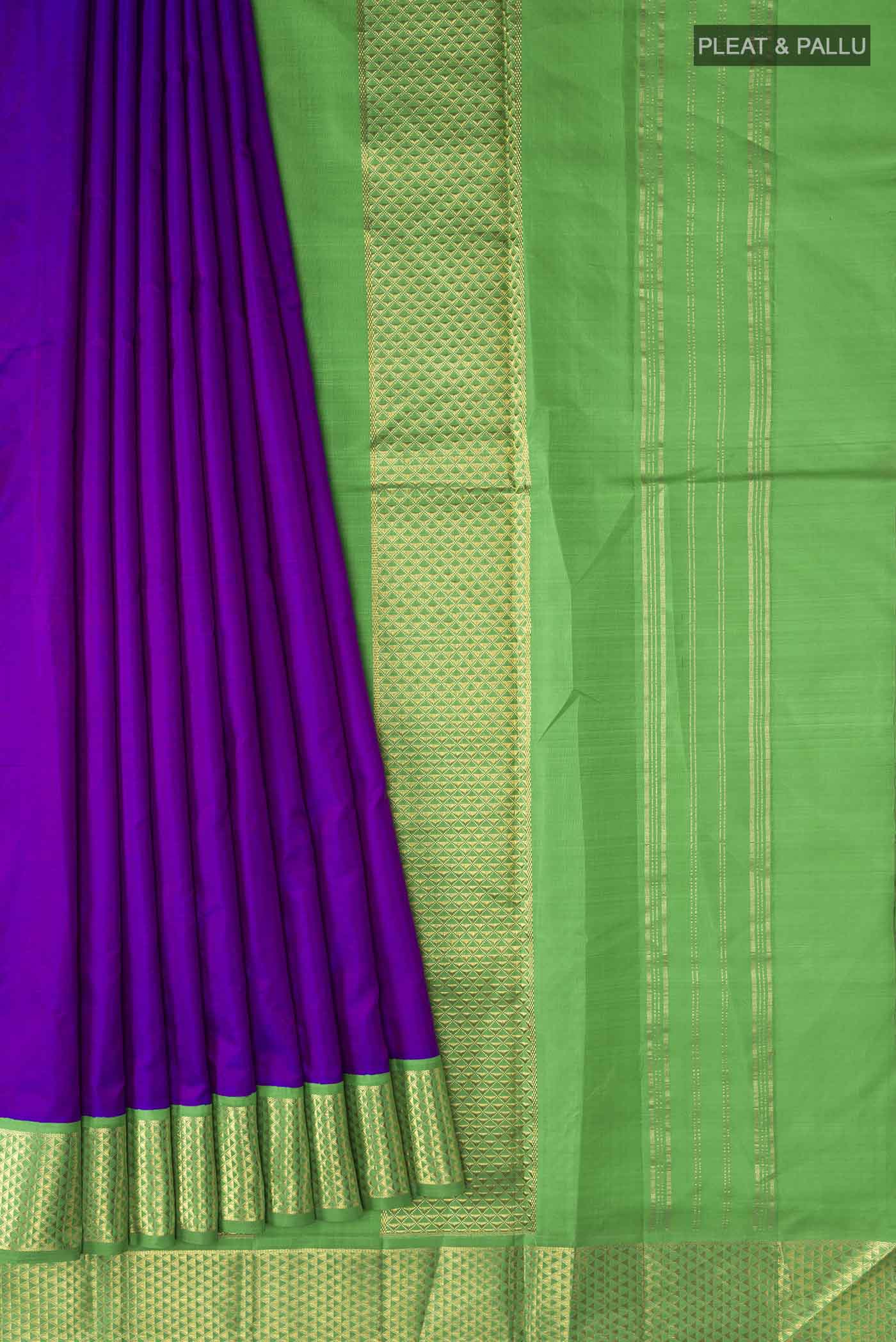 pleats pallu
