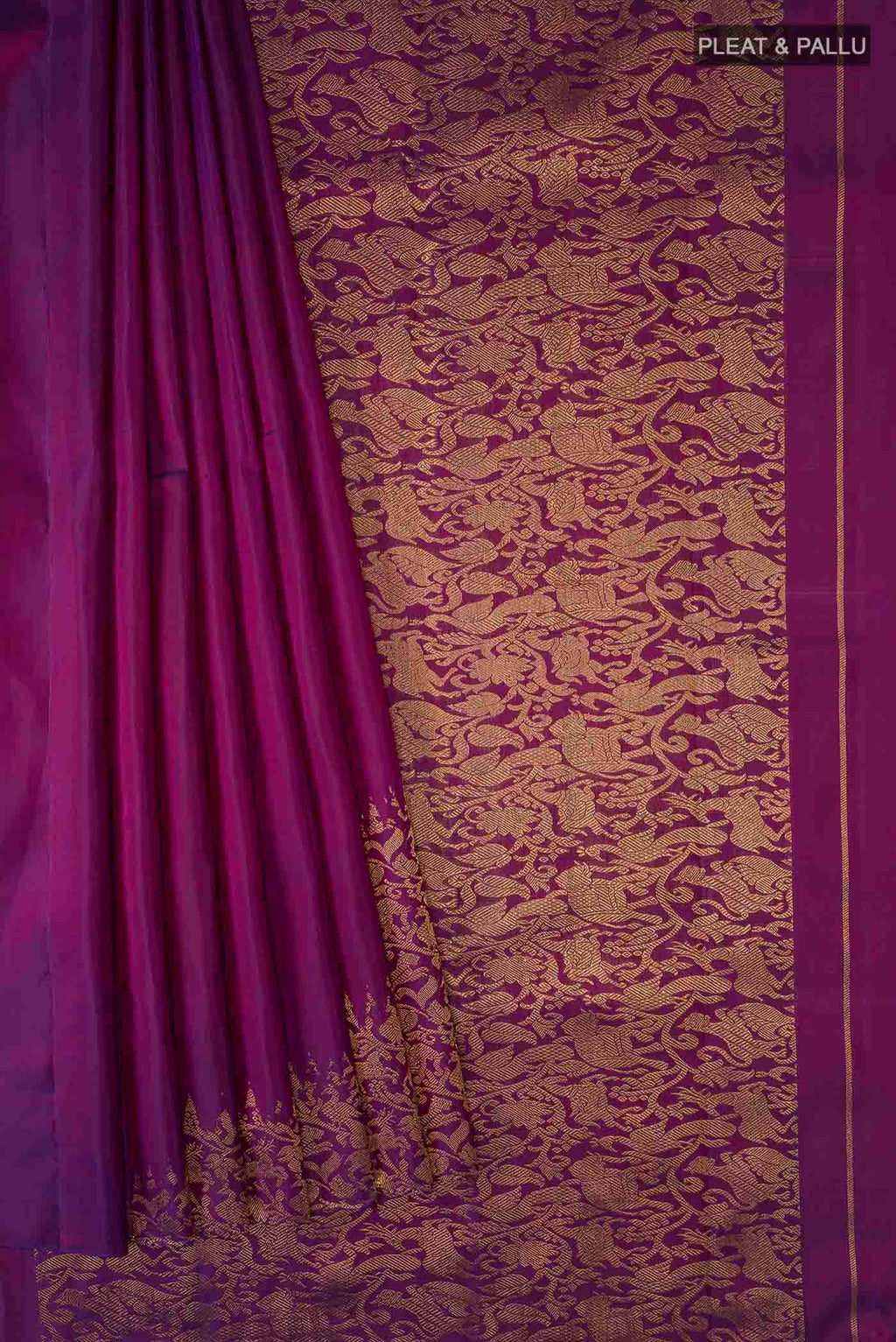 pleats pallu