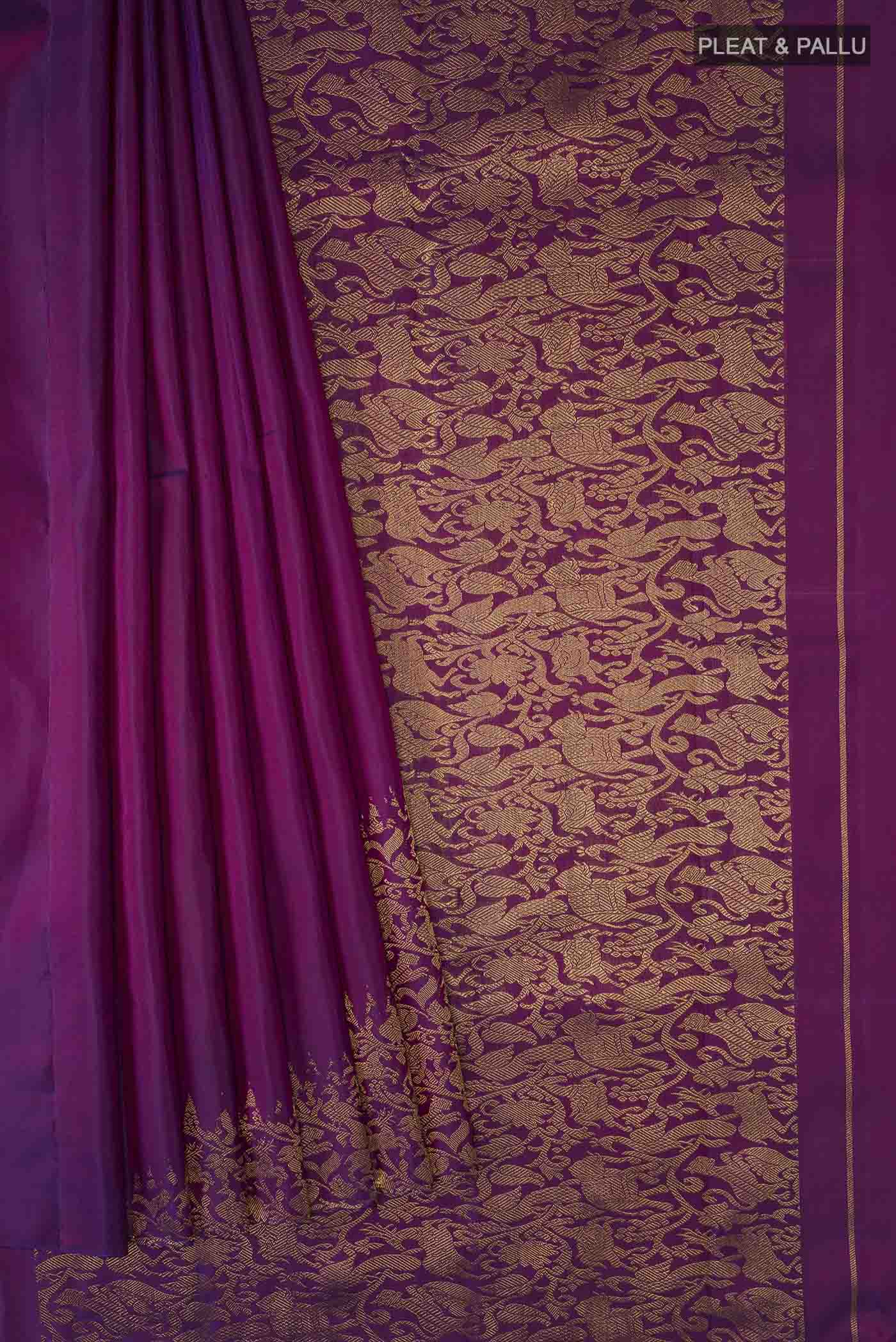 pleats pallu