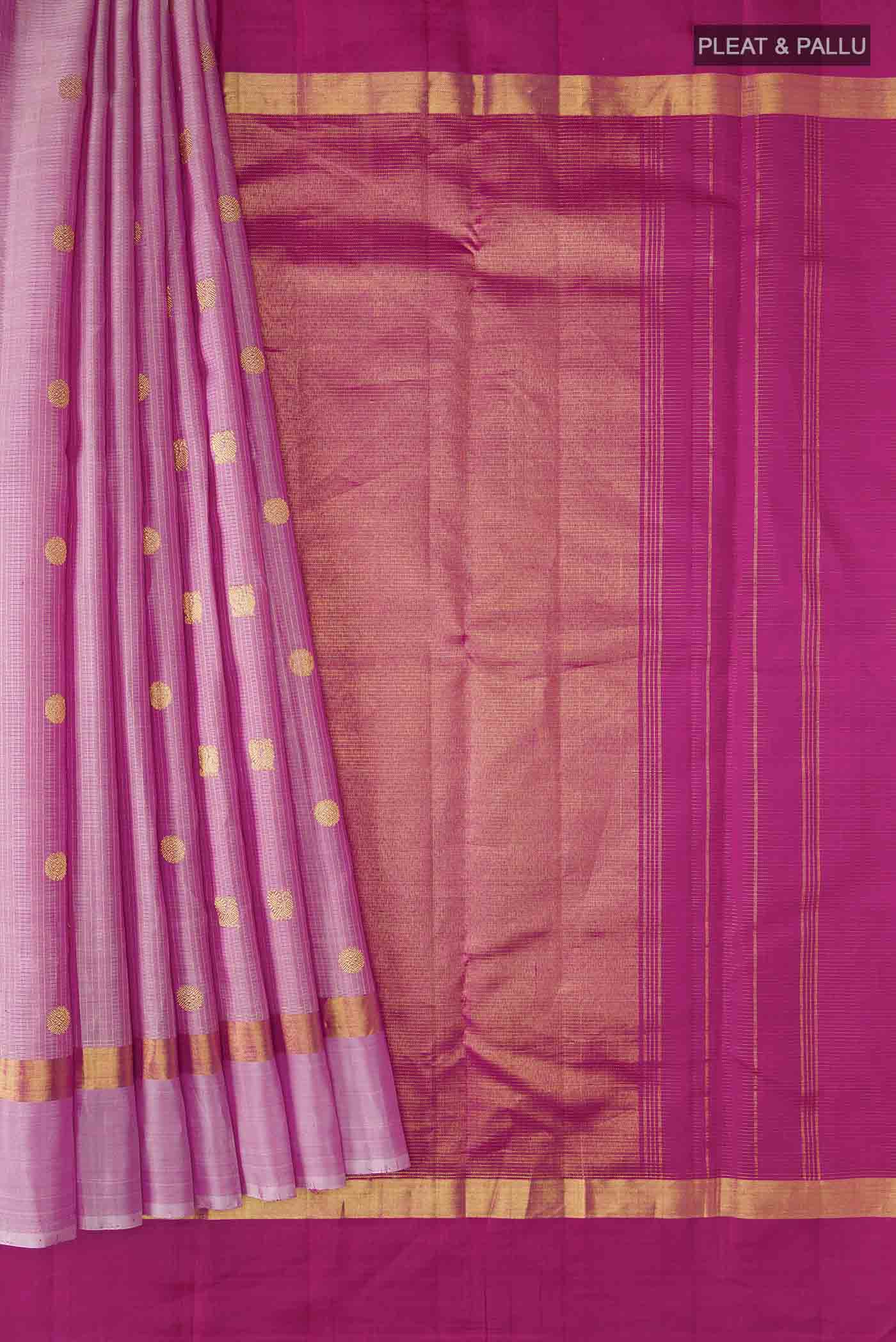 pleats pallu