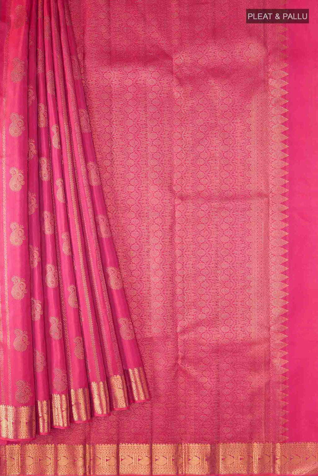 pleats pallu