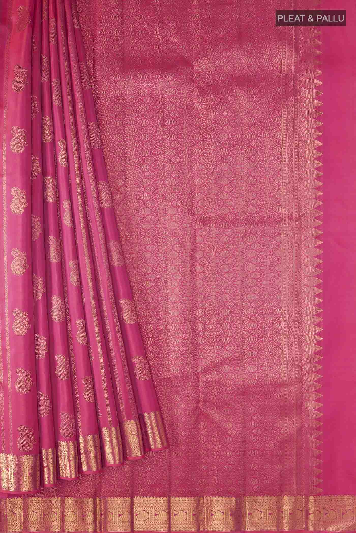 pleats pallu