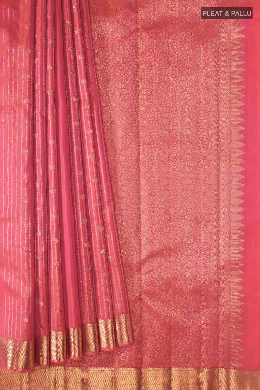 pleats pallu