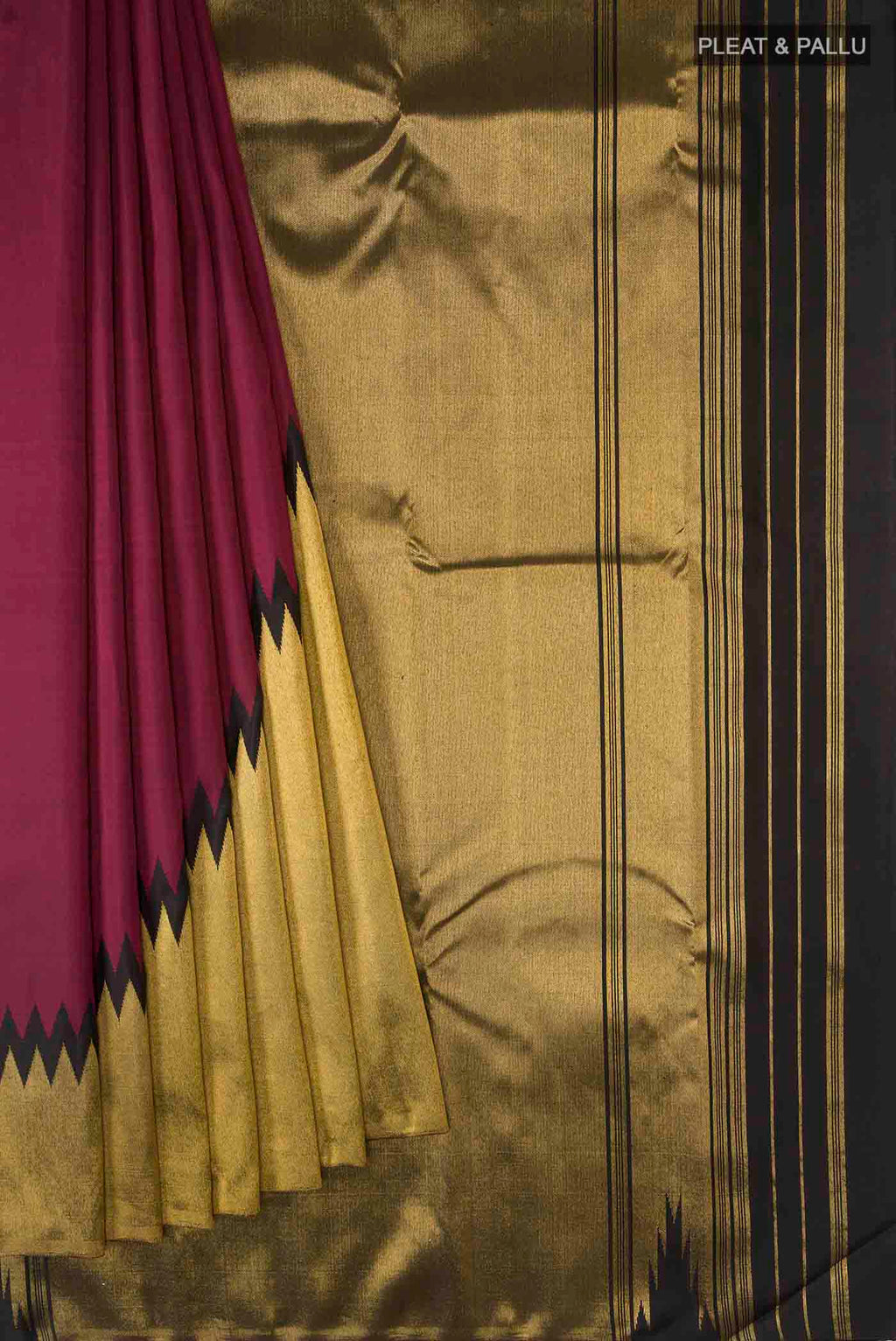pleats pallu
