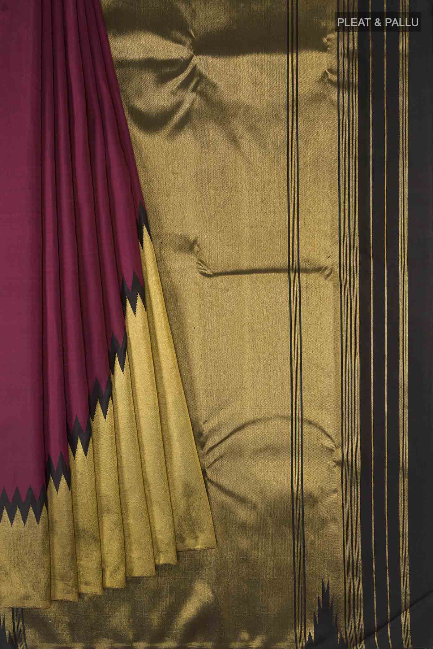 pleats pallu