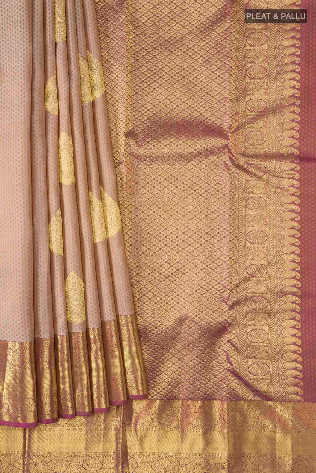 pleats pallu
