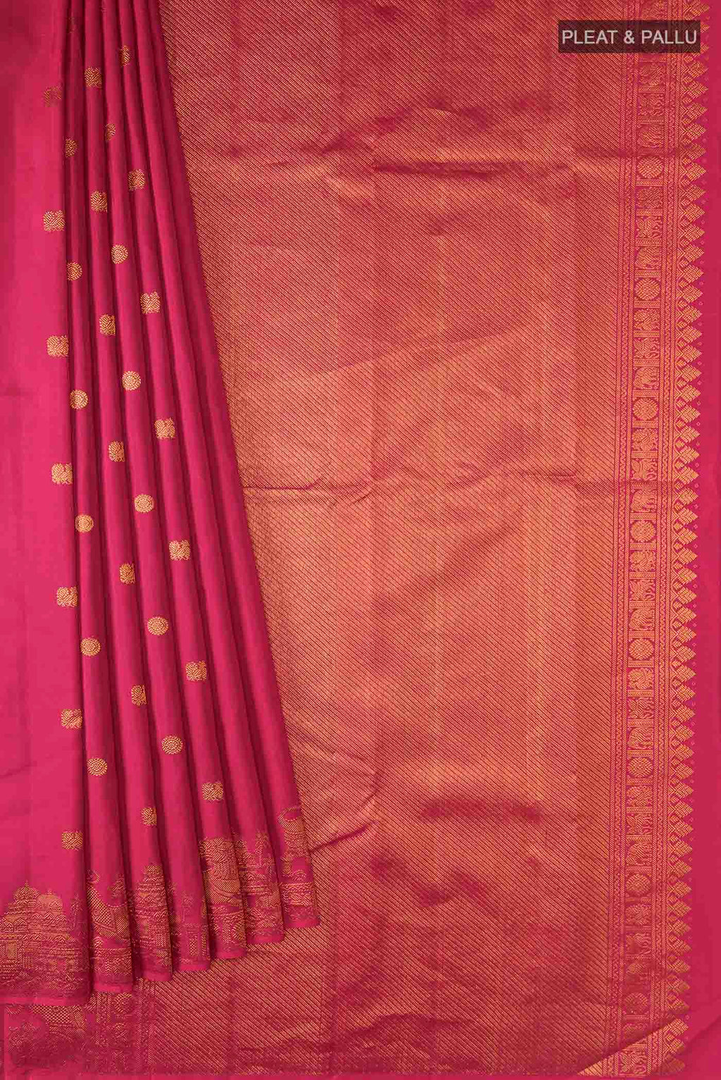 pleats pallu