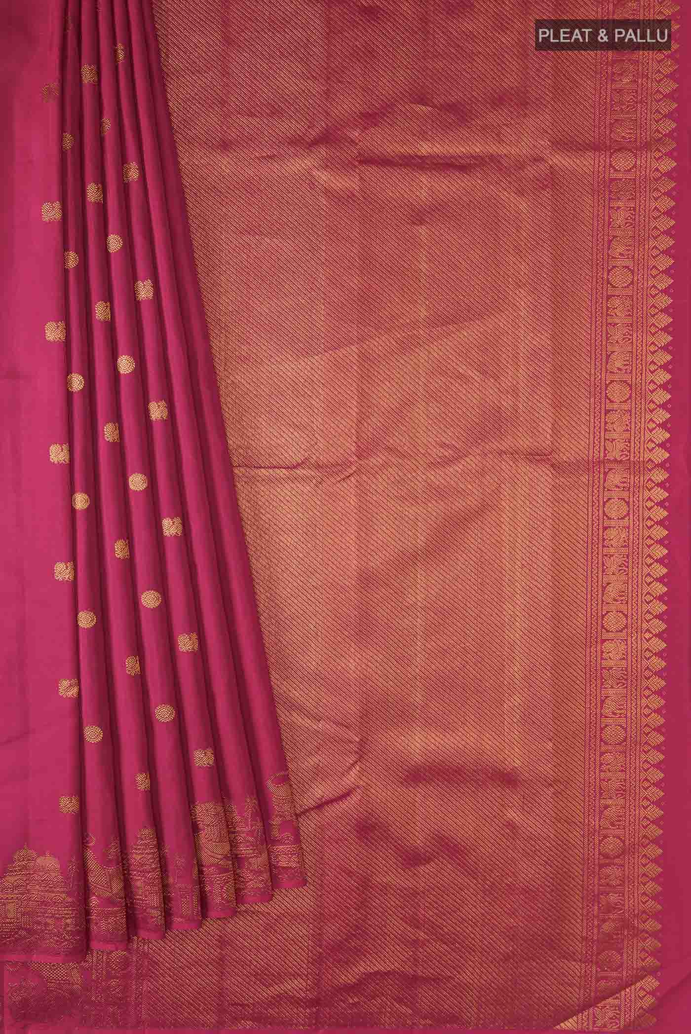 pleats pallu