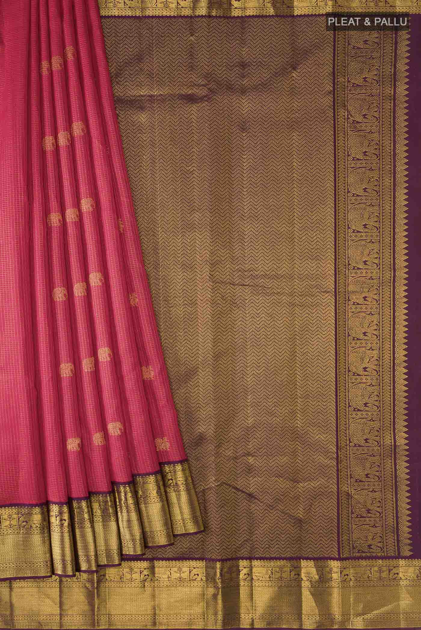 pleats pallu