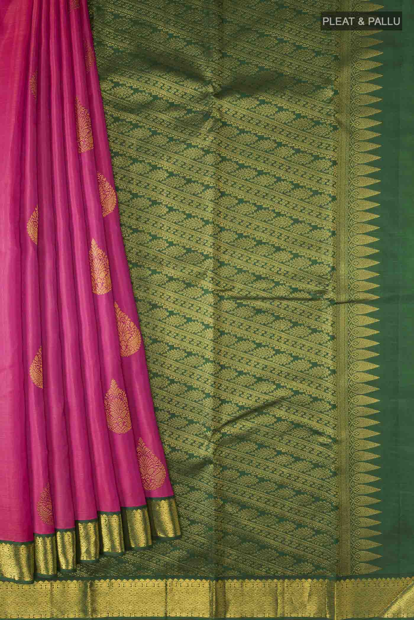 pleats pallu
