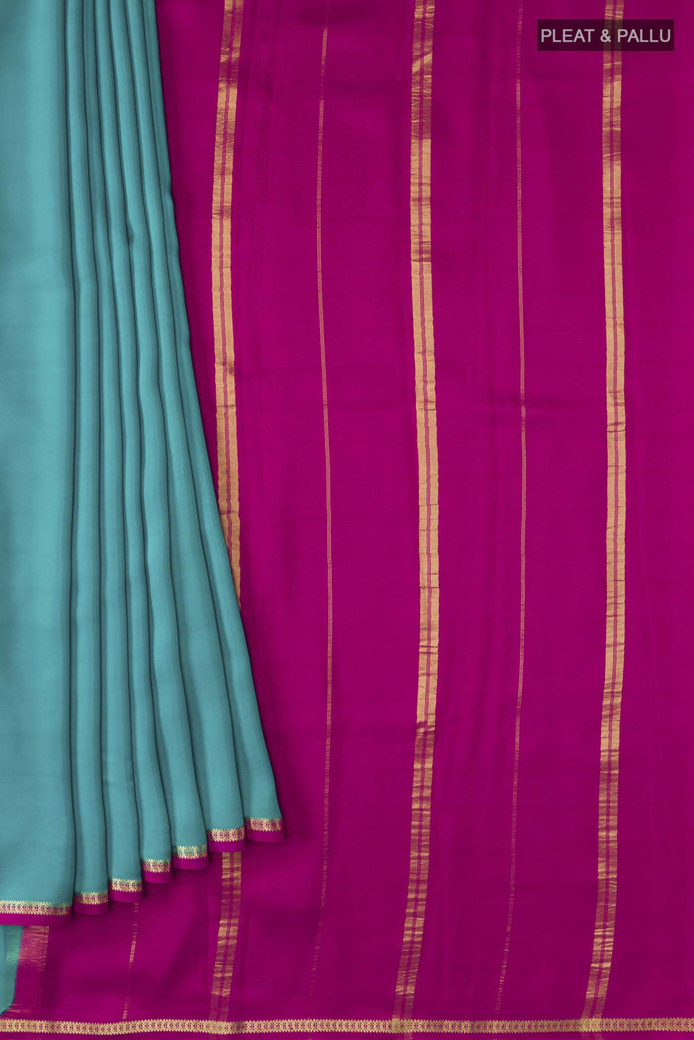 pleats pallu