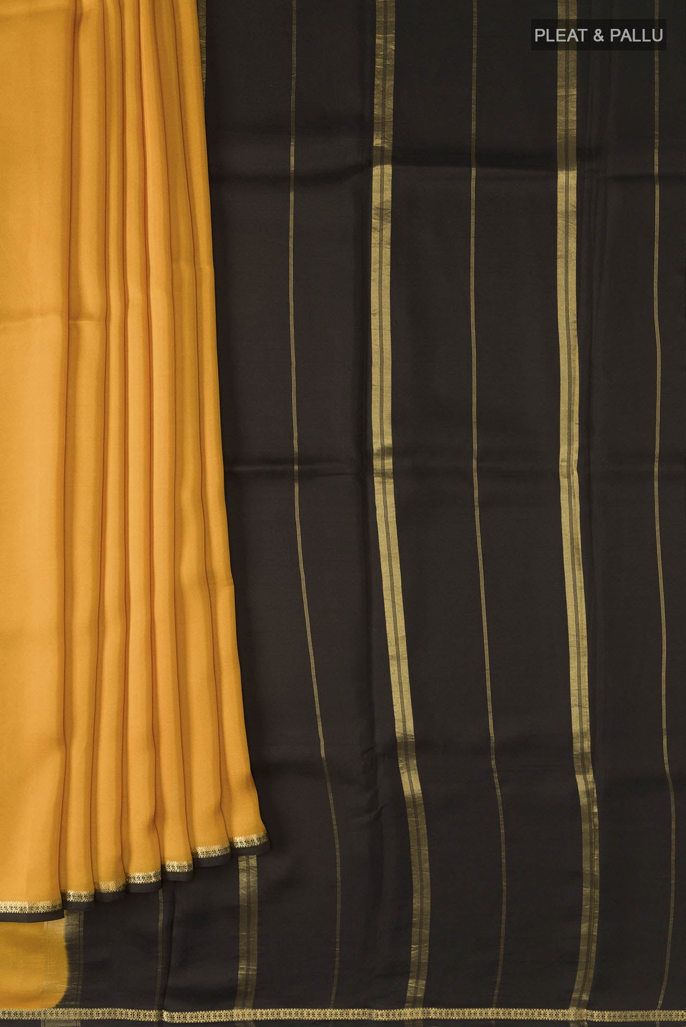 pleats pallu