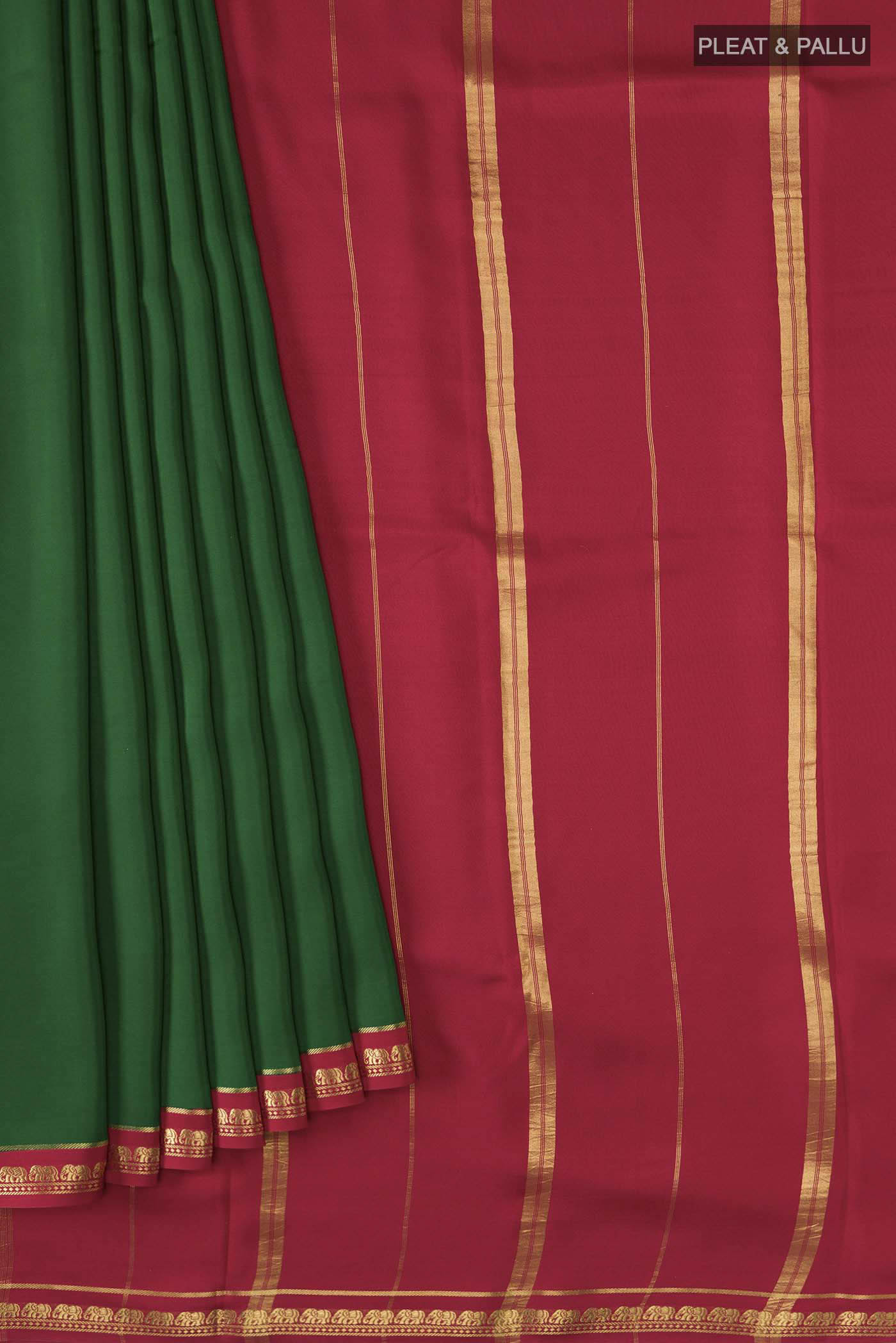 pleats pallu