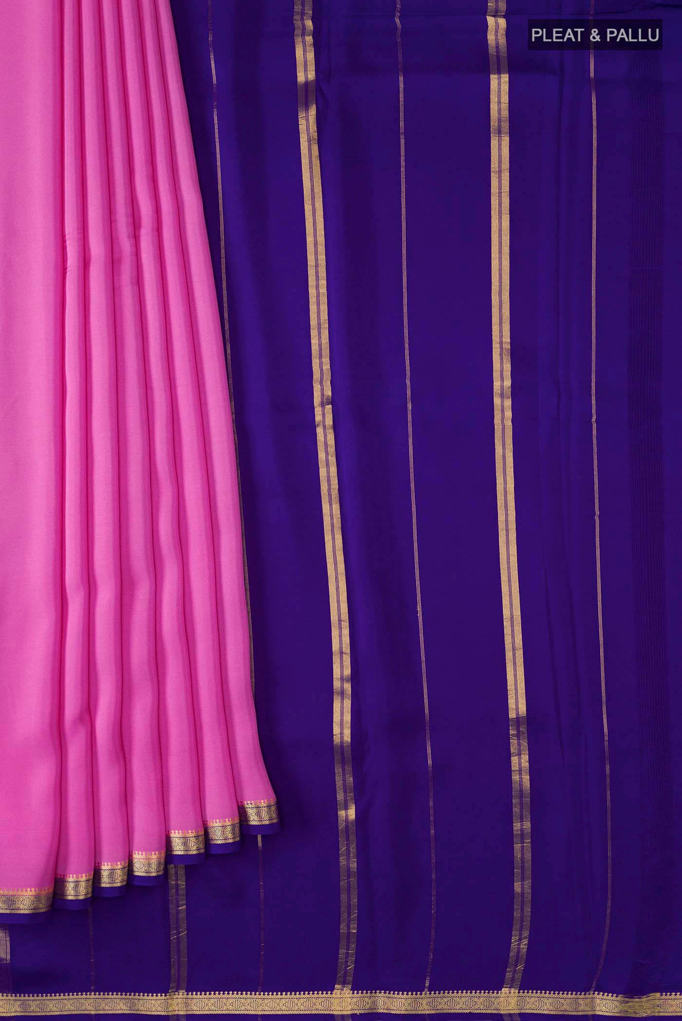 pleats pallu