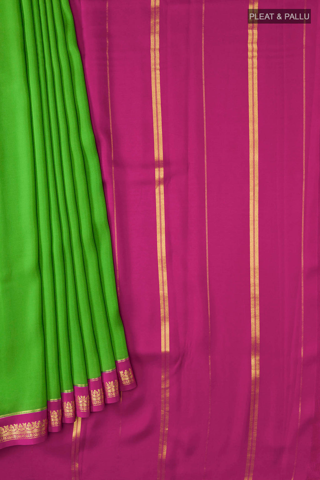 pleats pallu