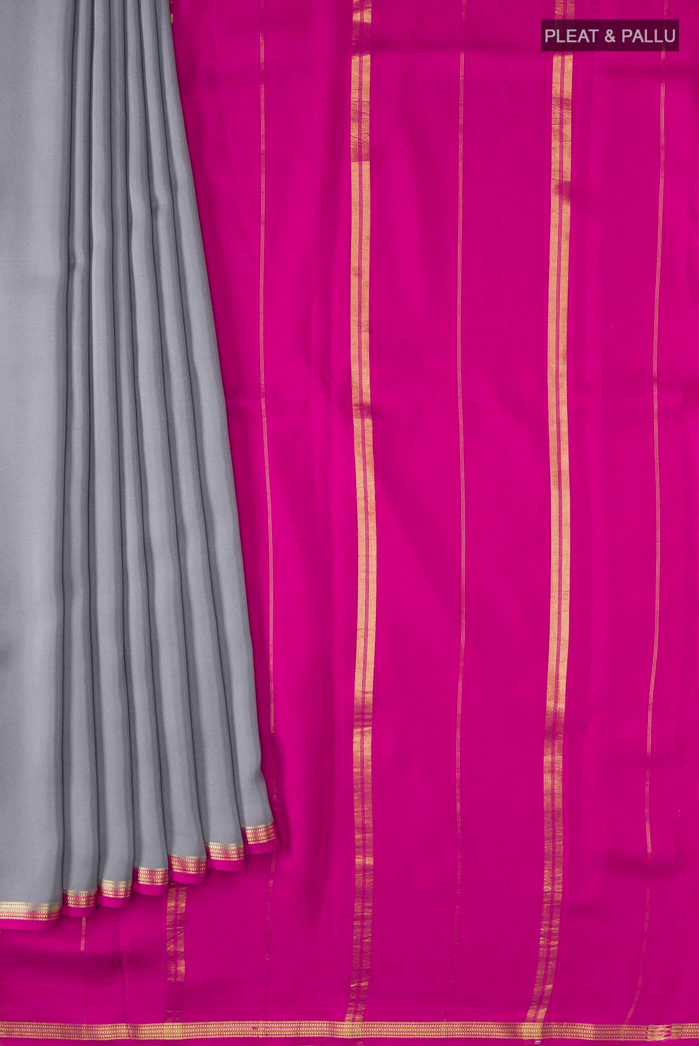 pleats pallu
