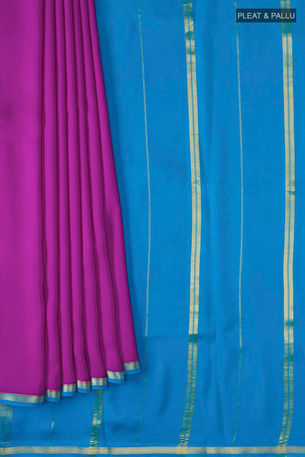pleats pallu