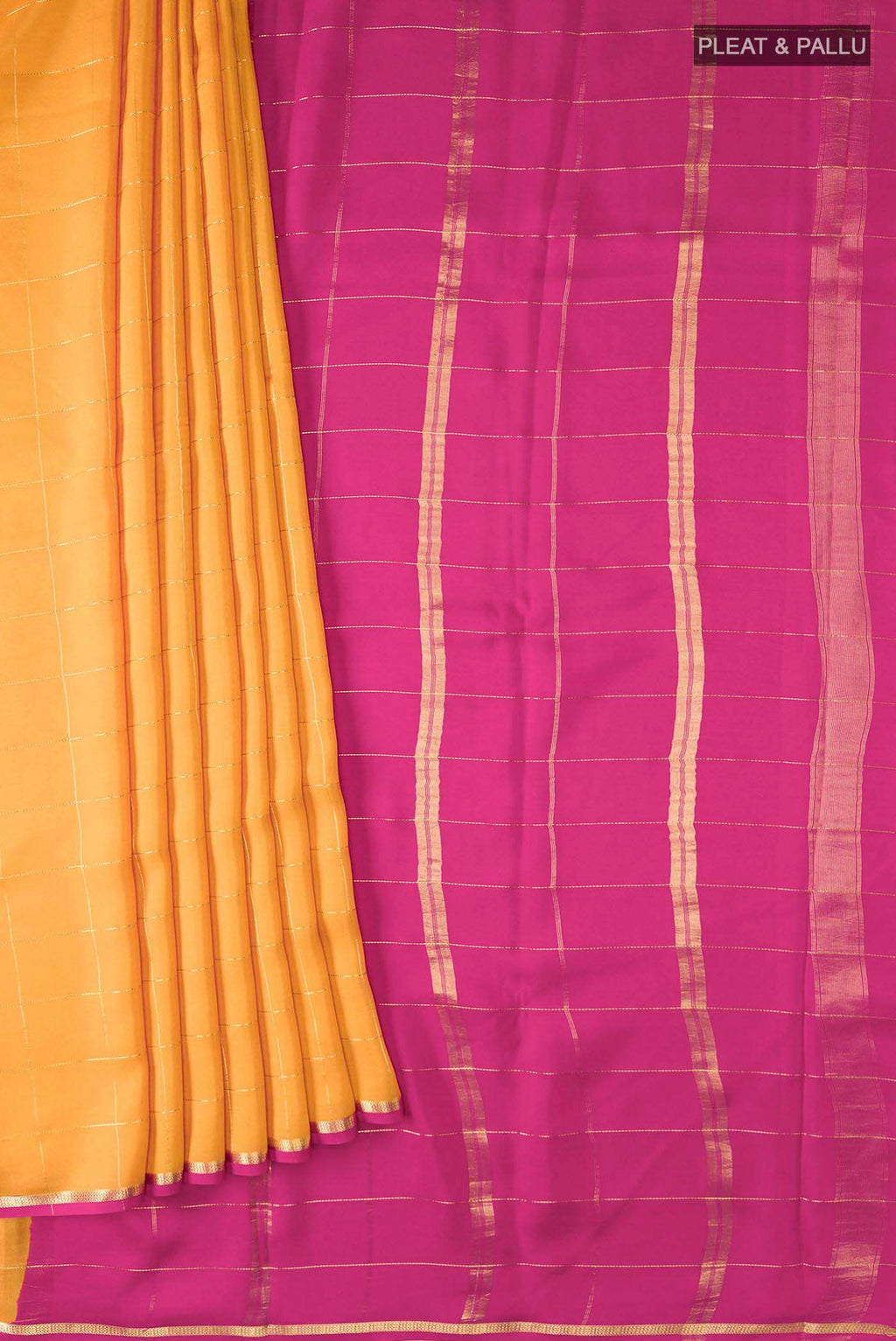 pleats pallu