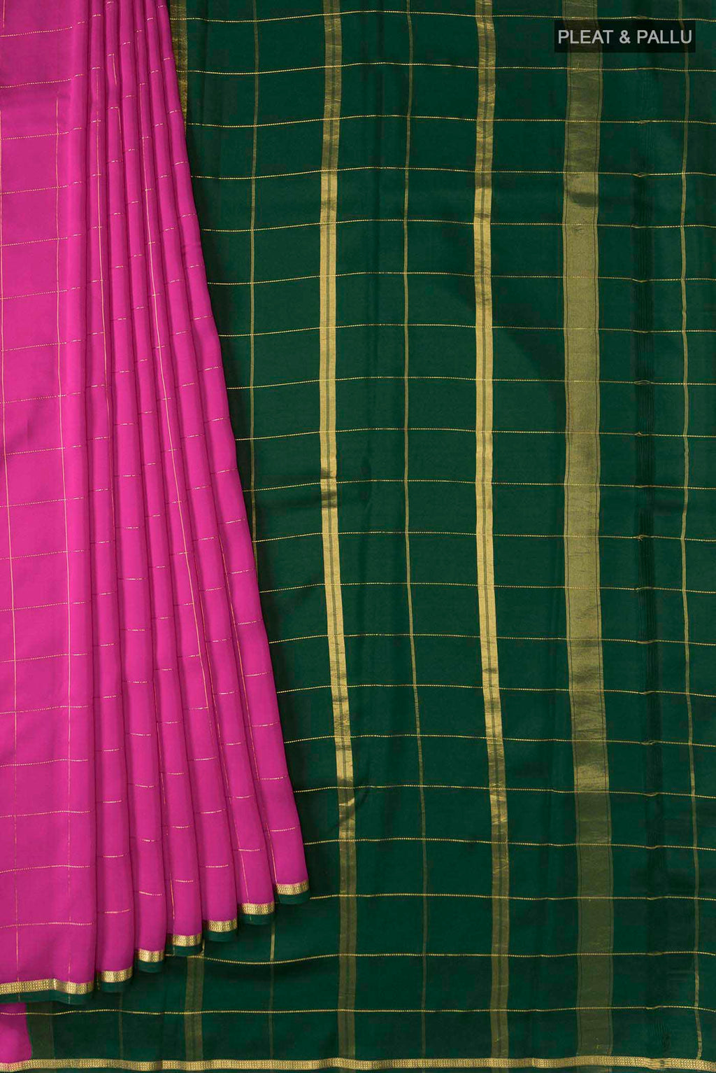 pleats pallu