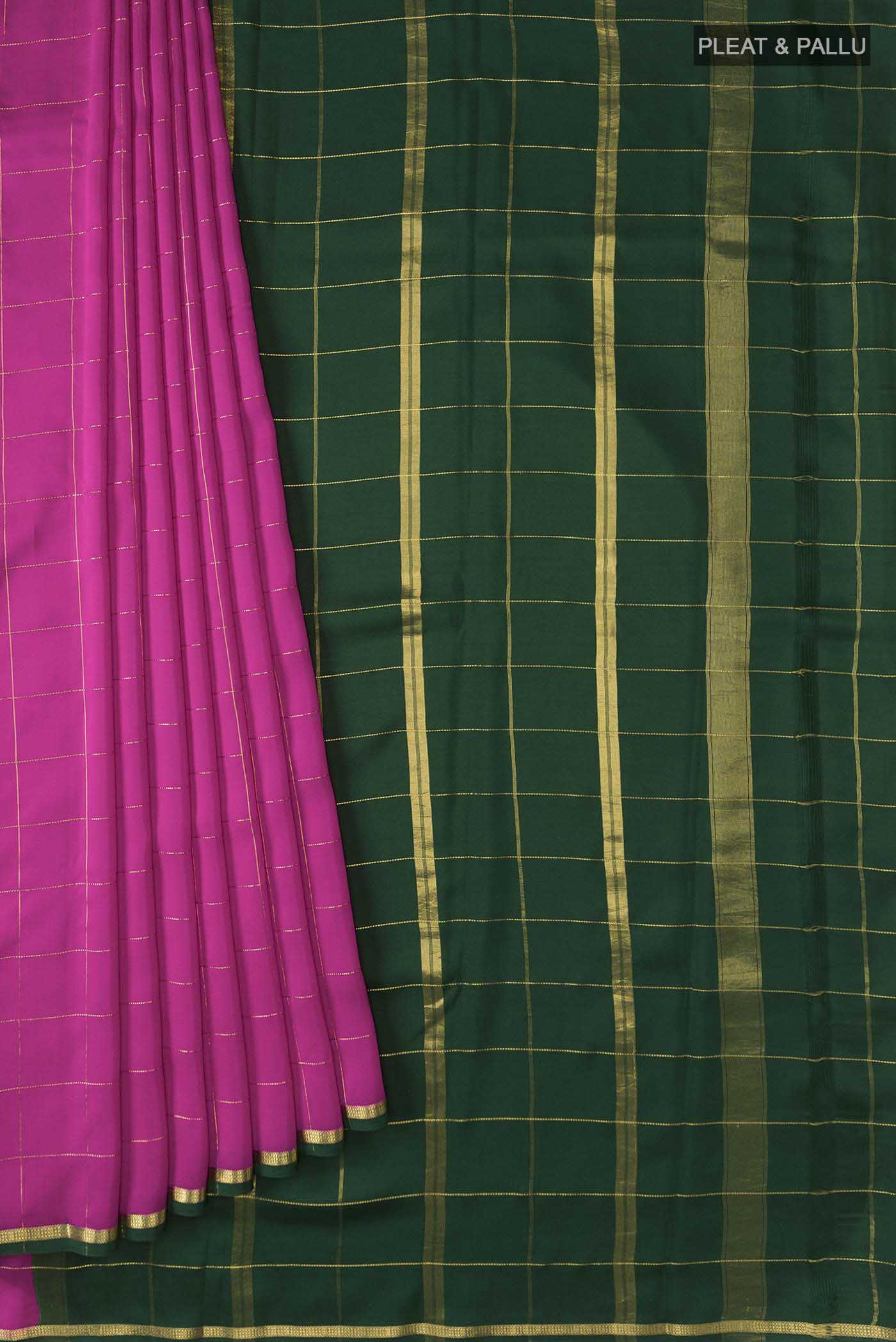 pleats pallu
