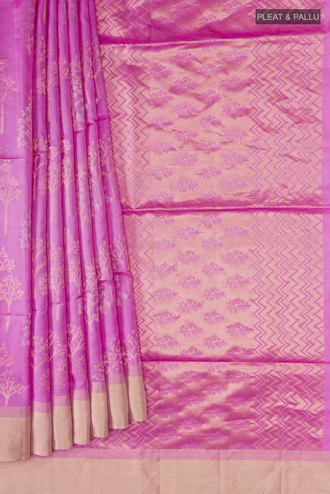 pleats pallu