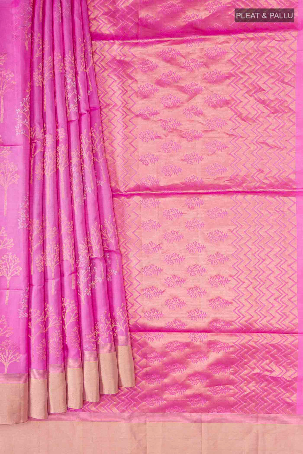 pleats pallu