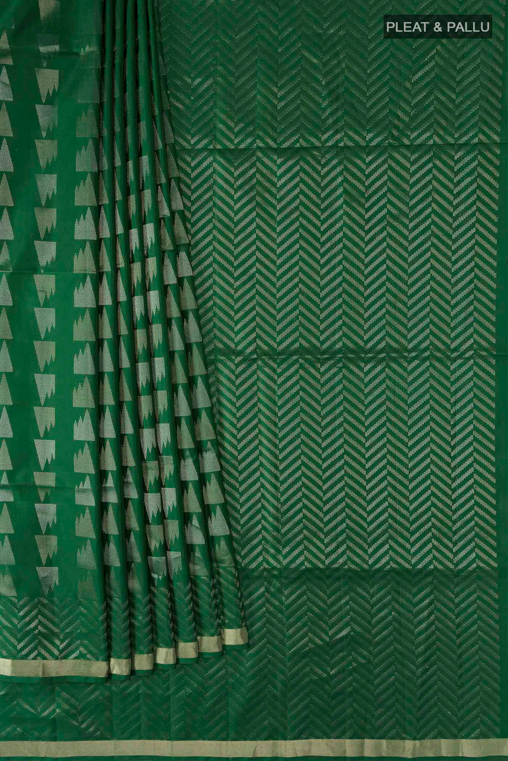 pleats pallu