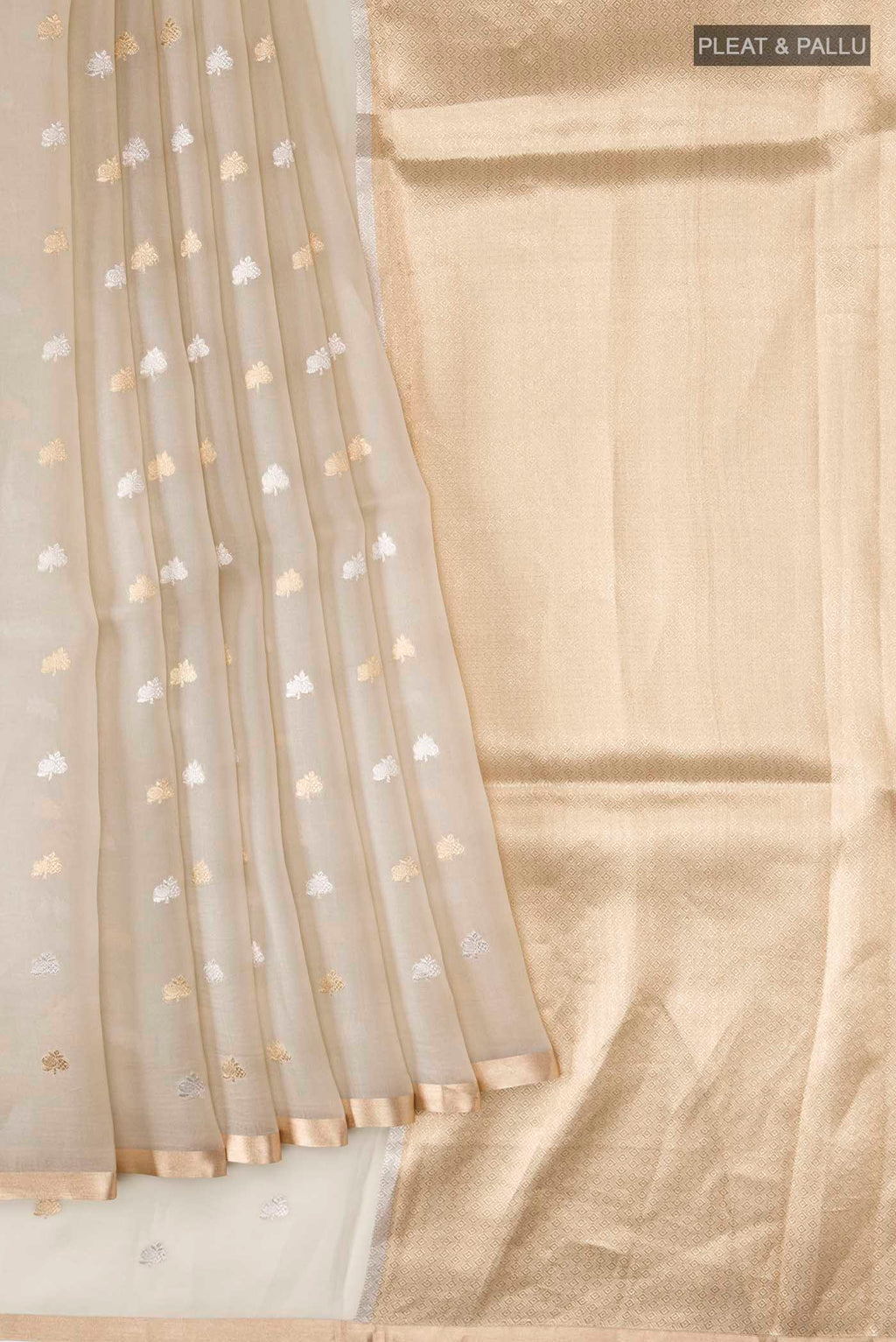 pleats pallu