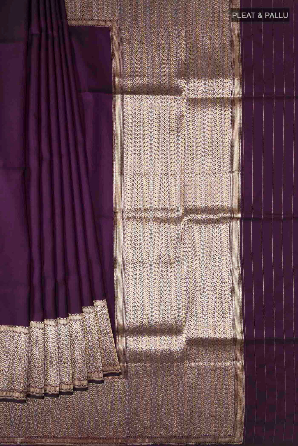 pleats pallu