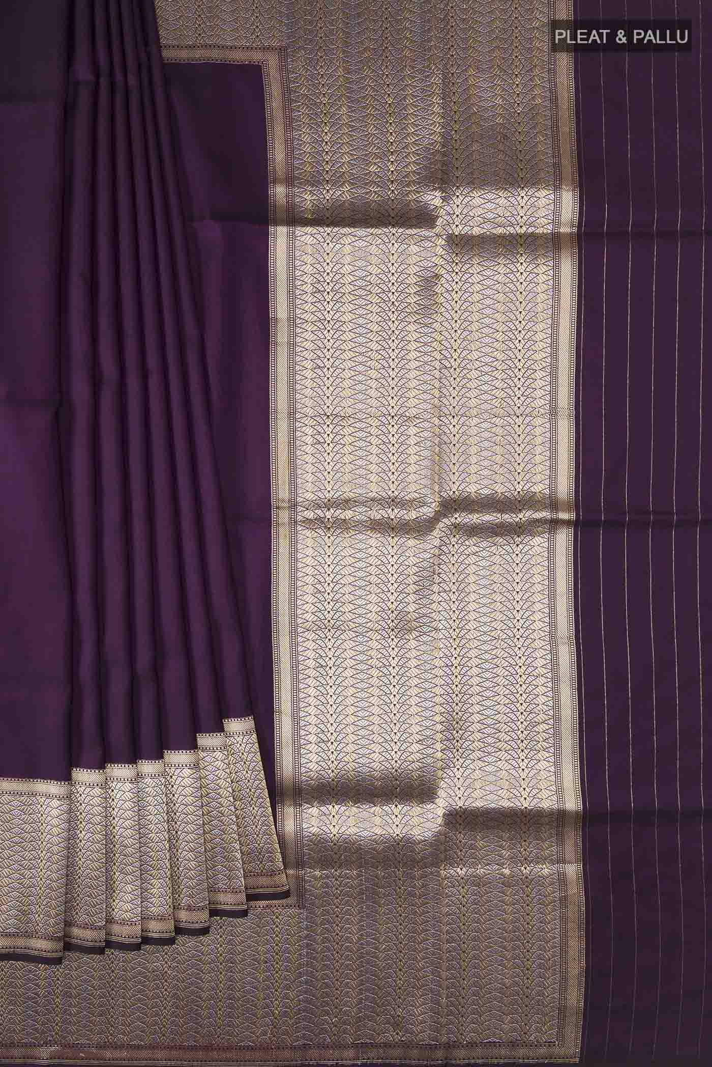 pleats pallu