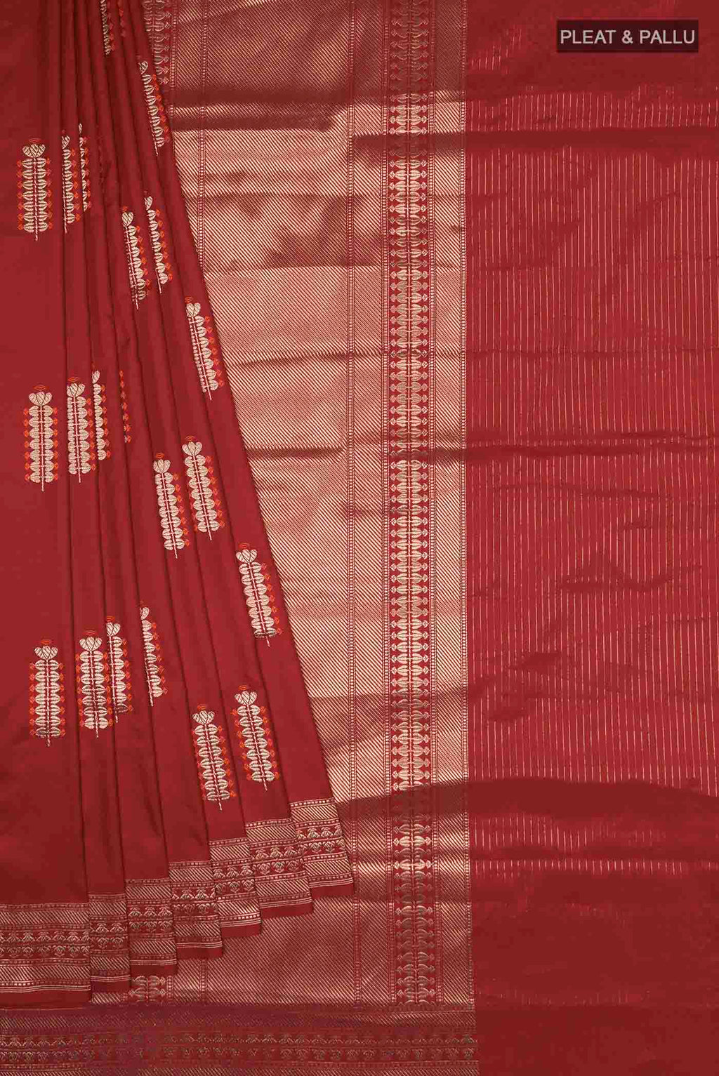 pleats pallu