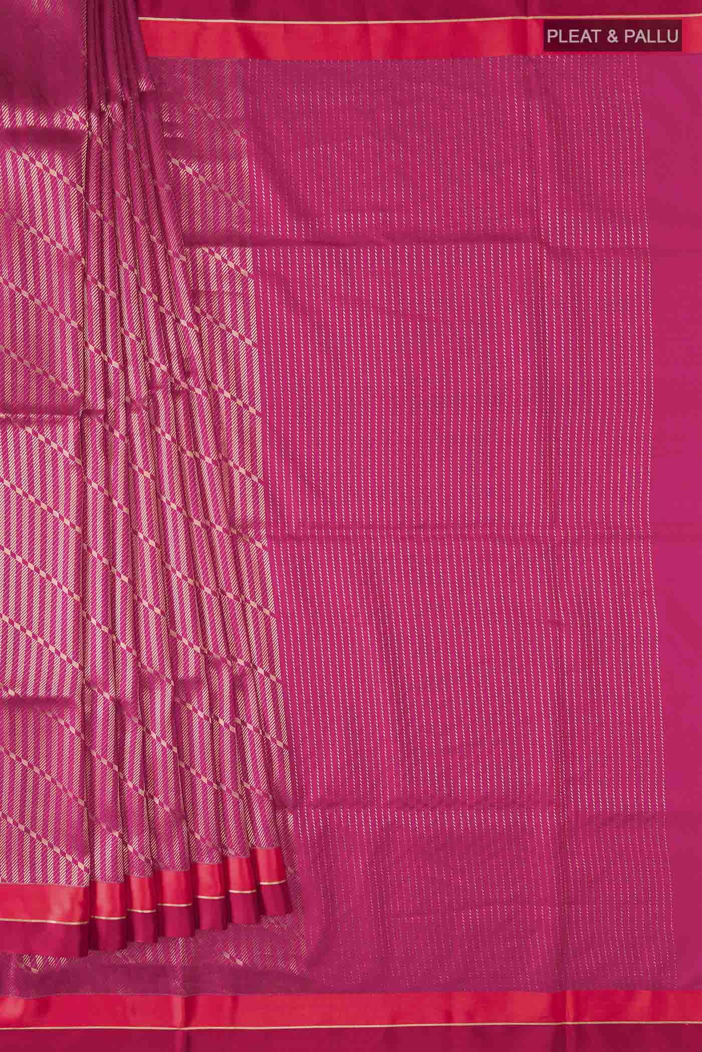 pleats pallu