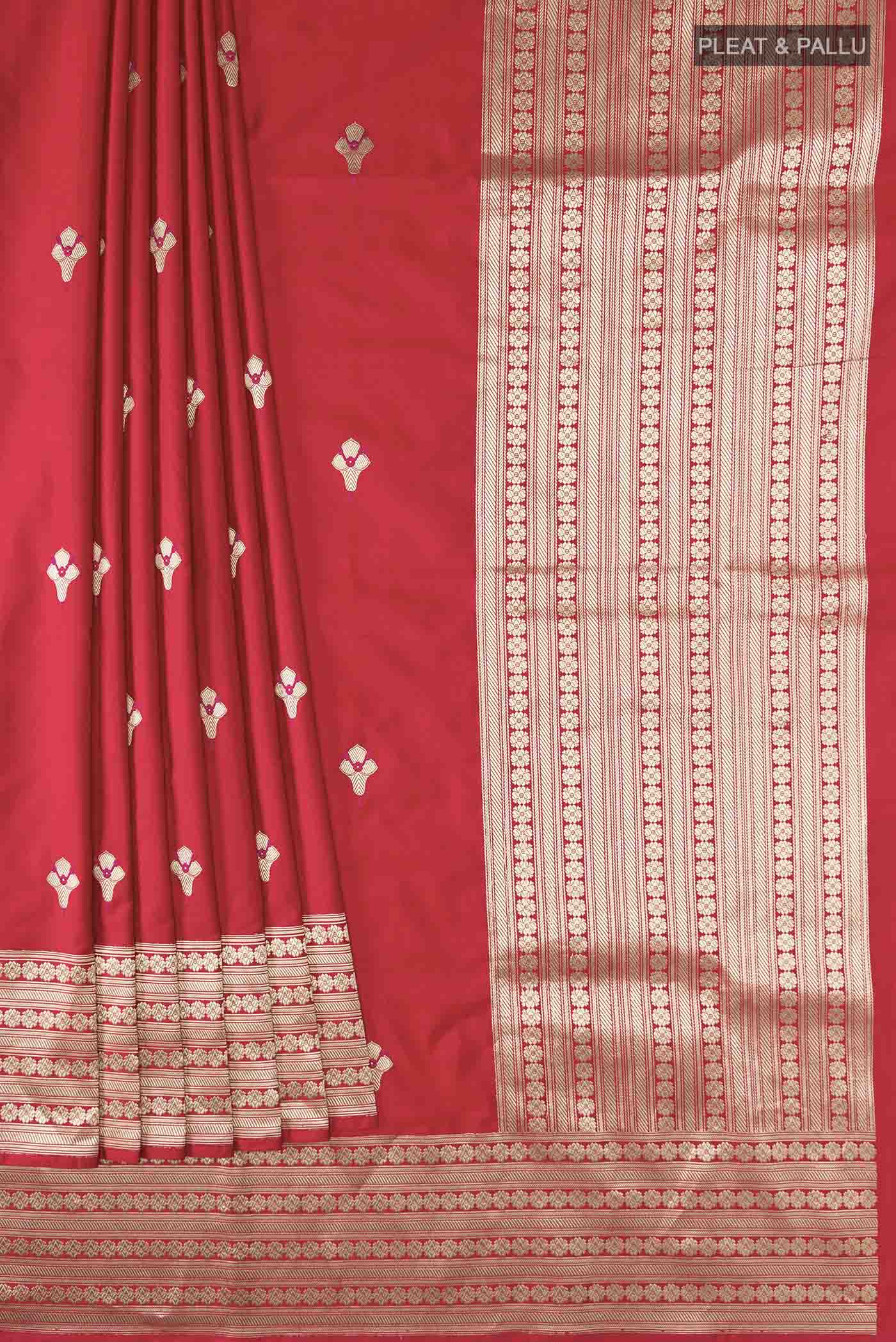 pleats pallu