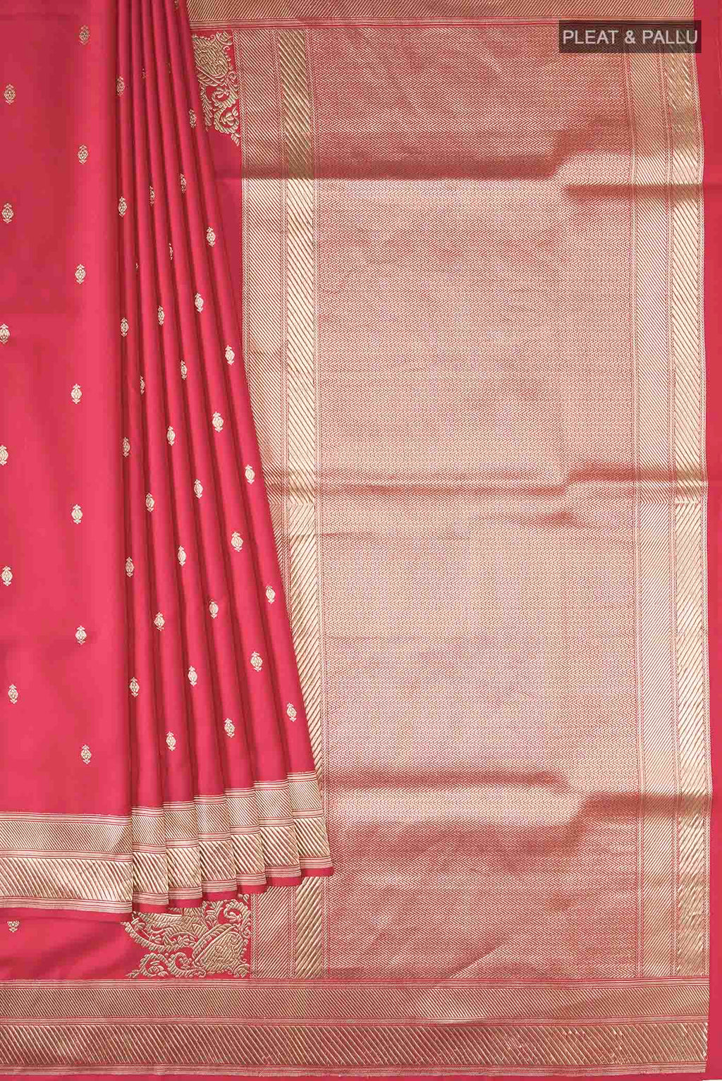 pleats pallu