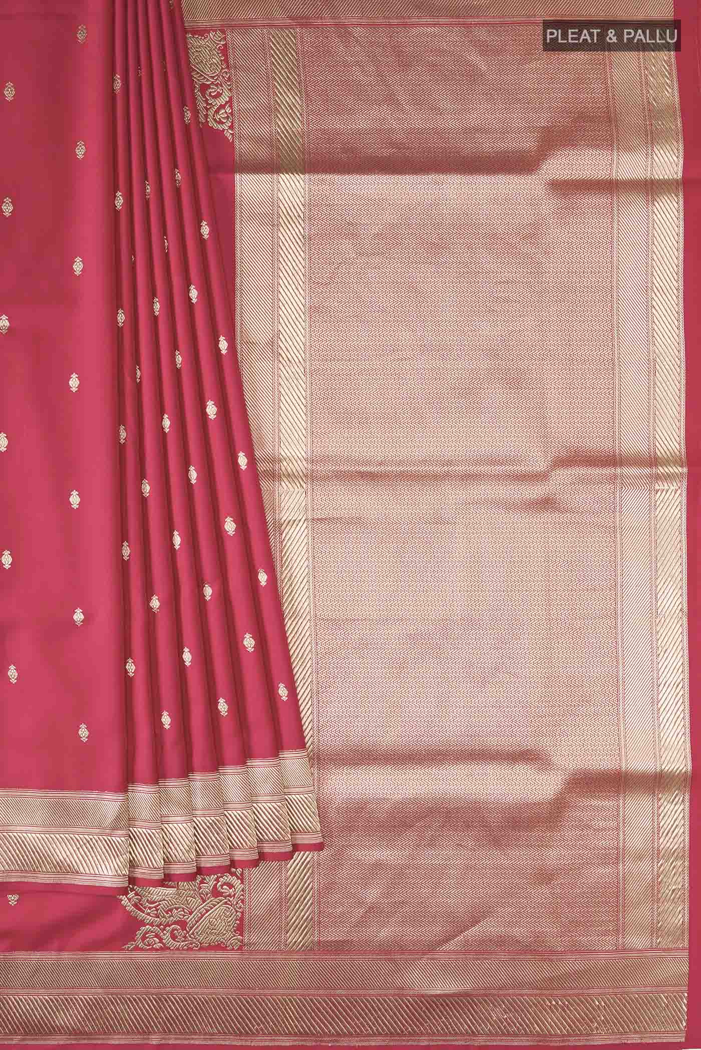 pleats pallu