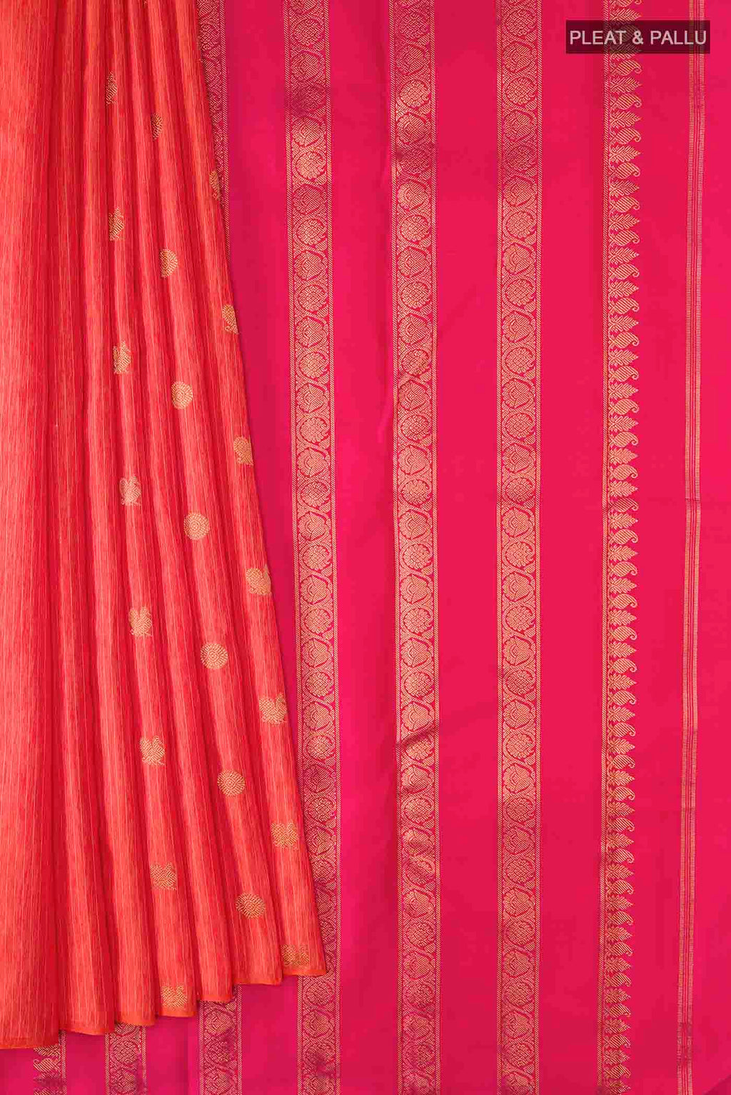 pleats pallu