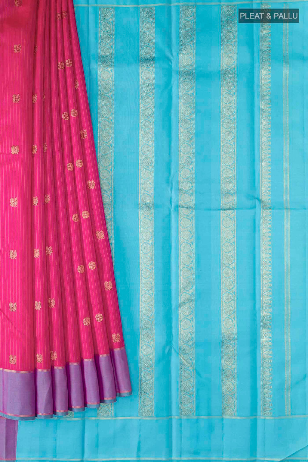 pleats pallu