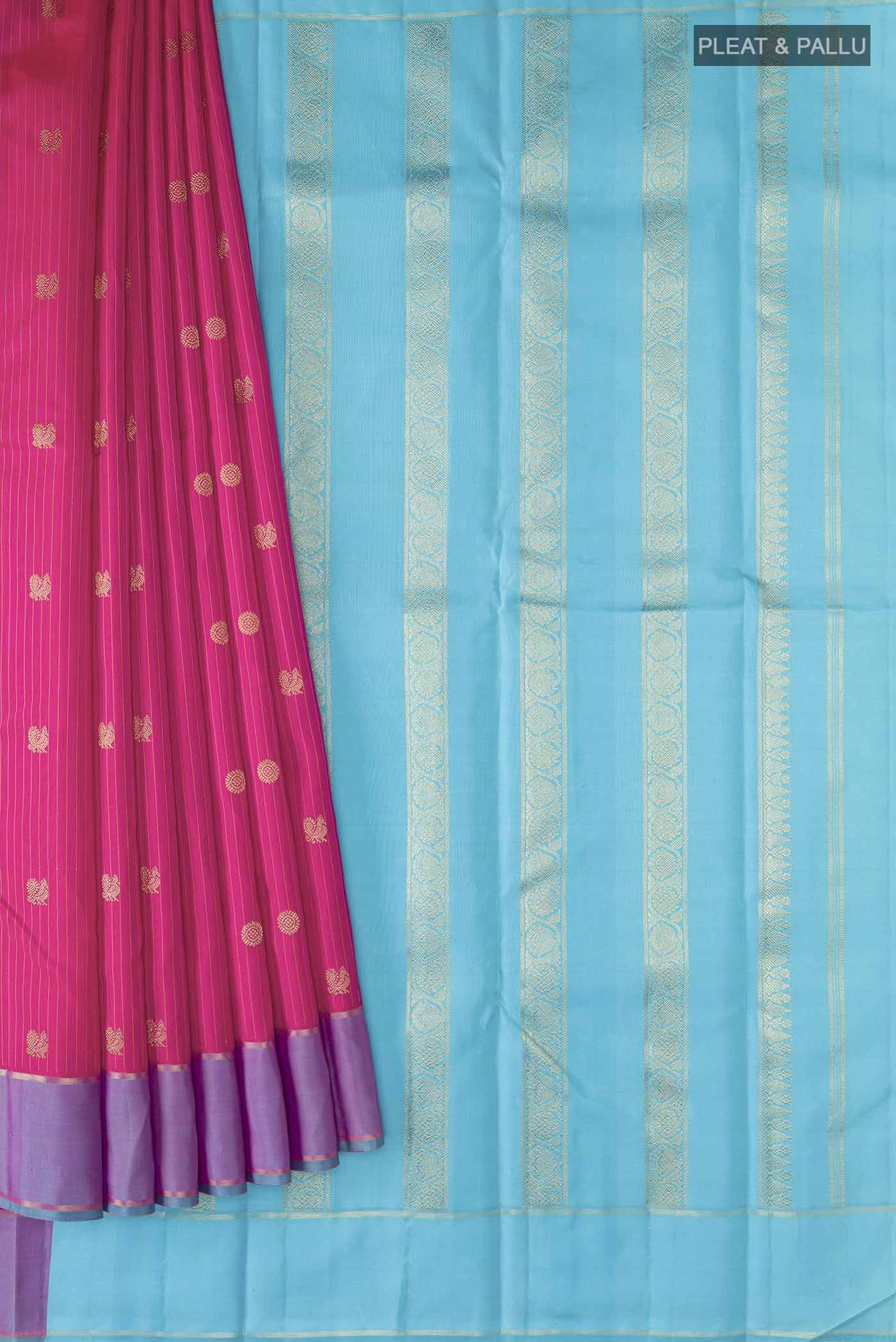 pleats pallu