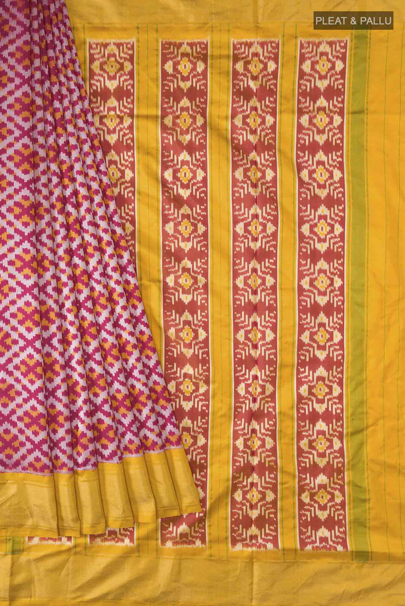 pleats pallu
