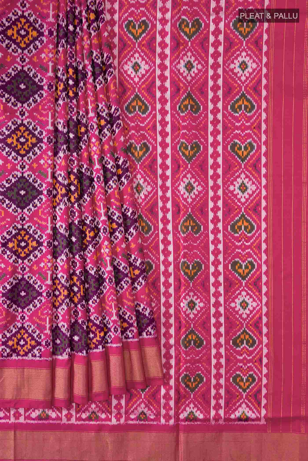 pleats pallu