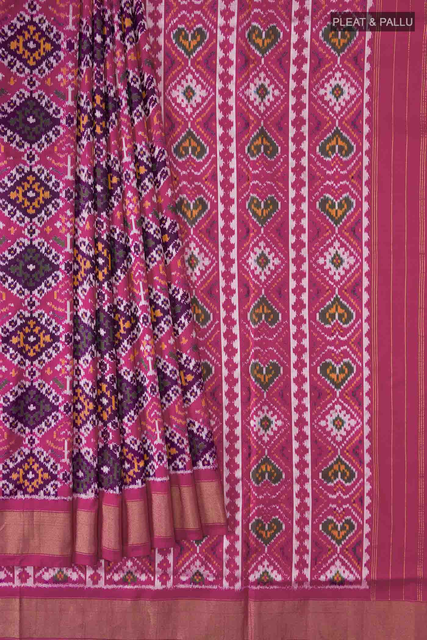 pleats pallu