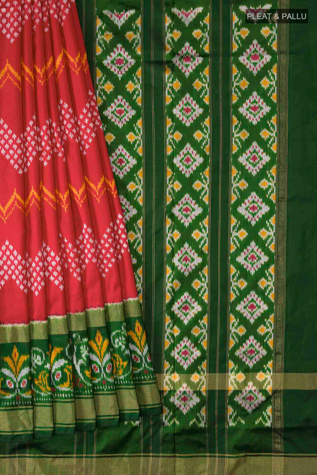 pleats pallu