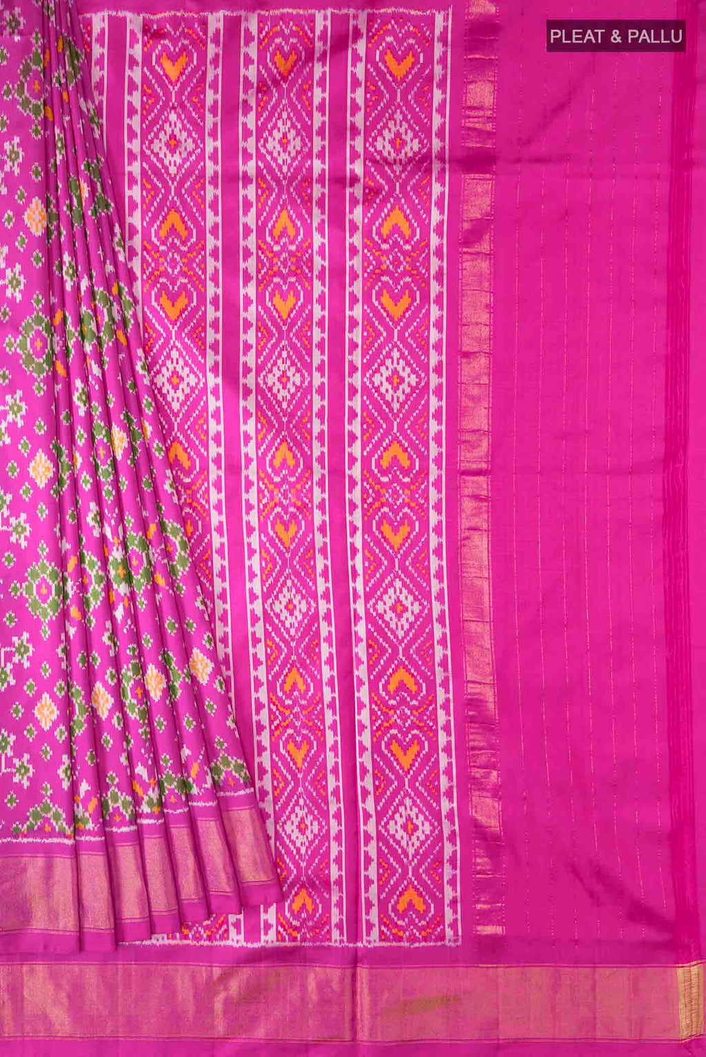 pleats pallu