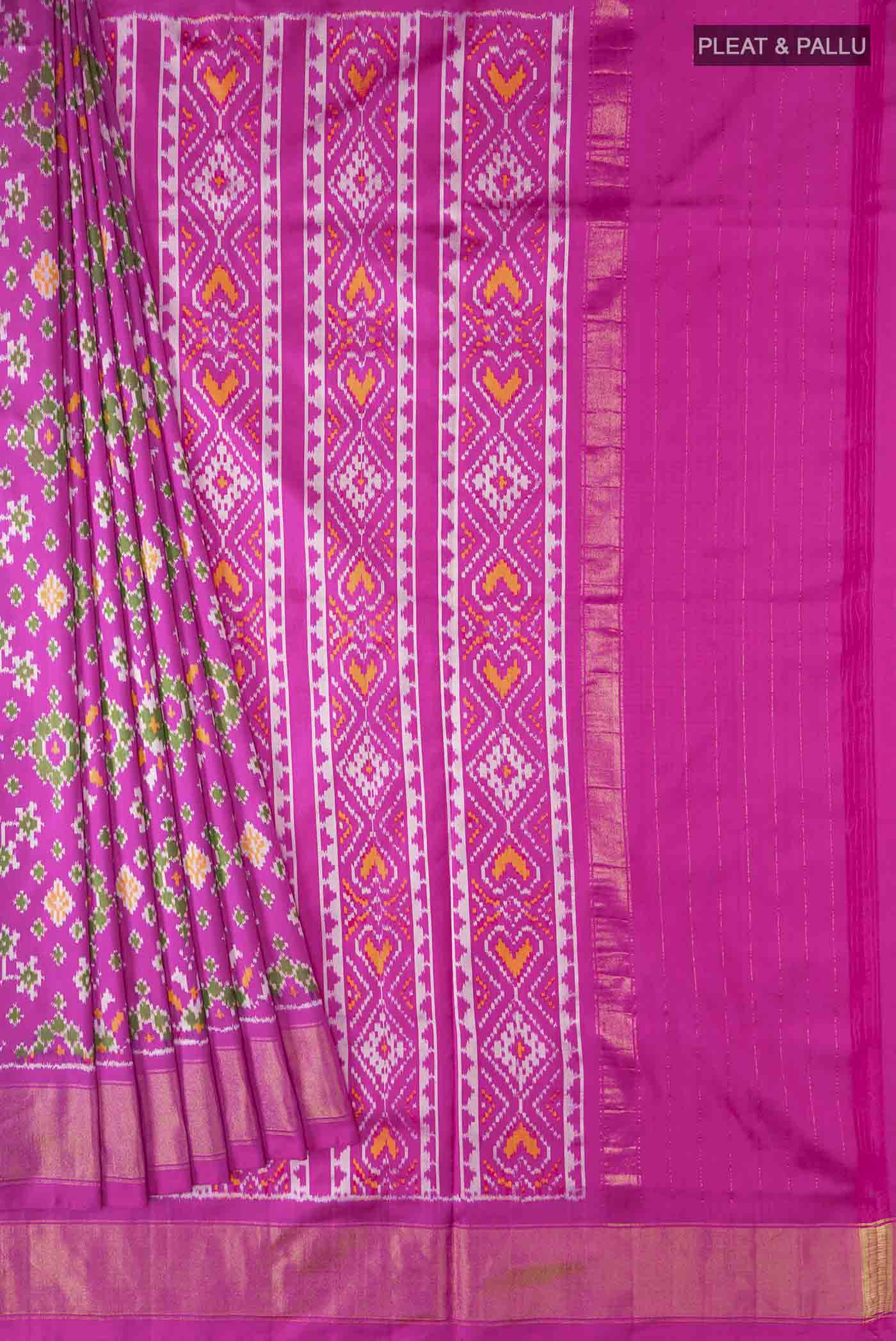 pleats pallu