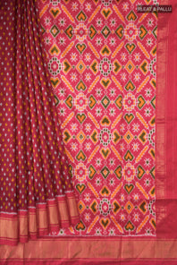 pleats pallu